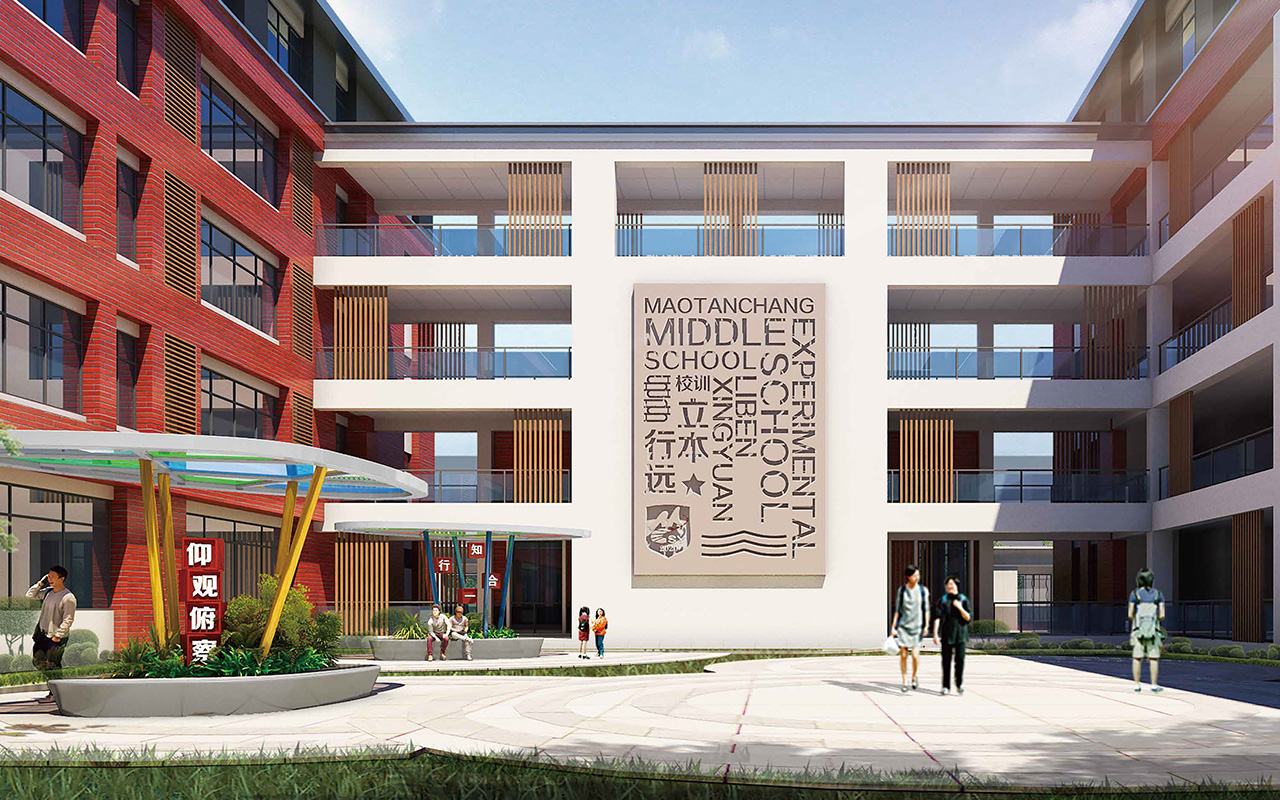 六安市毛坦厂中学实验学校 - 景观雕塑