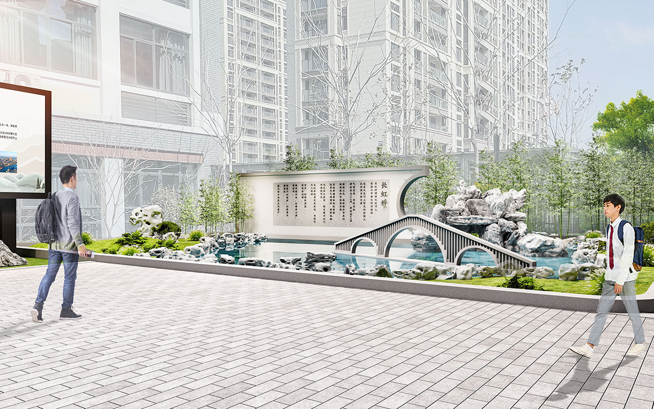 嘉兴市长虹实验学校 - 景观雕塑